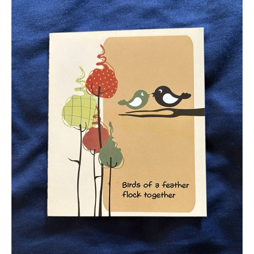 Friendship Card with White Envelope | Tree and Bird design by Habitat